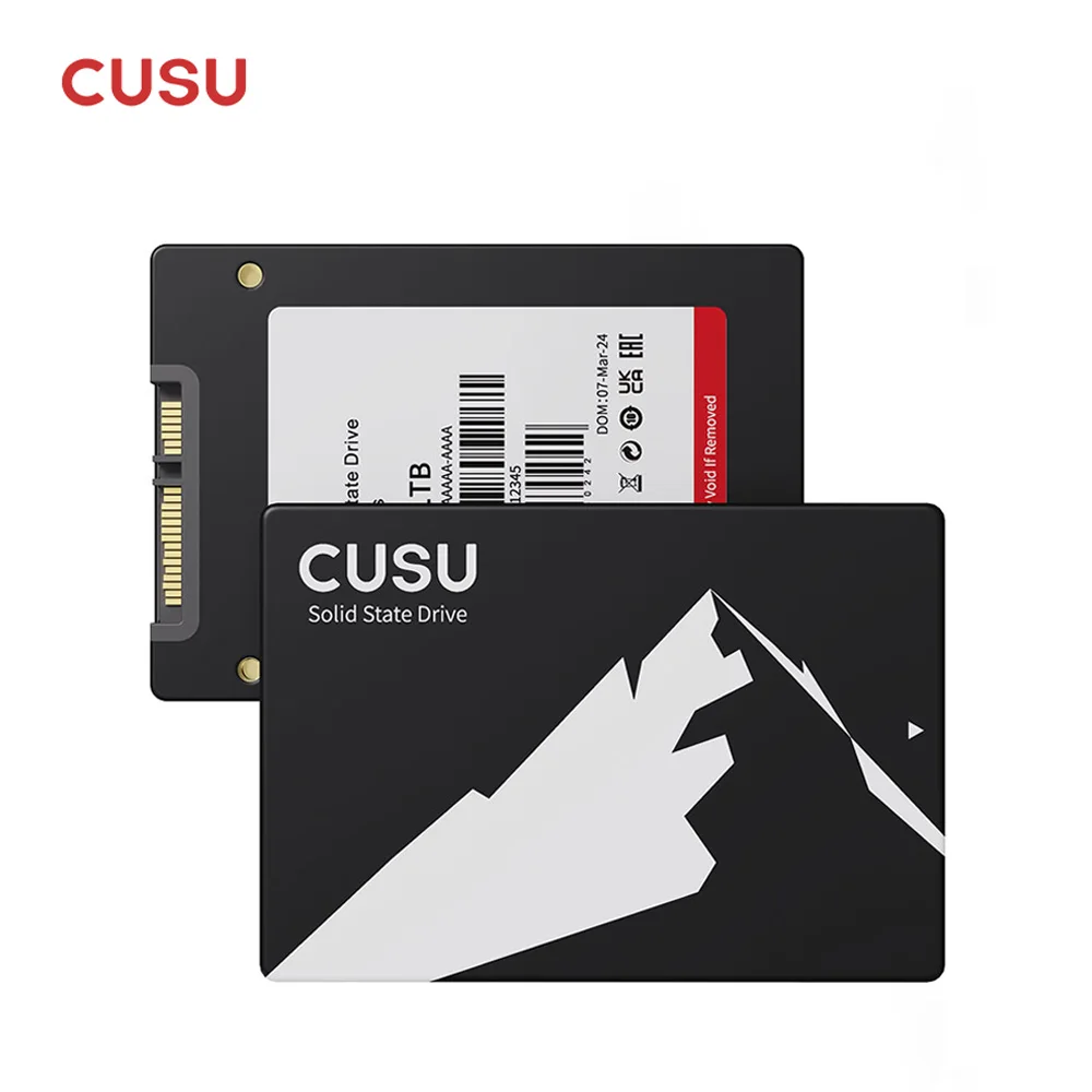 Cusu SSD 512gb SATA ssd 2.5 SATA3 128gb 256gb 1tb 2tb SSD Hard Disk Solid State Drive for pc computer laptop