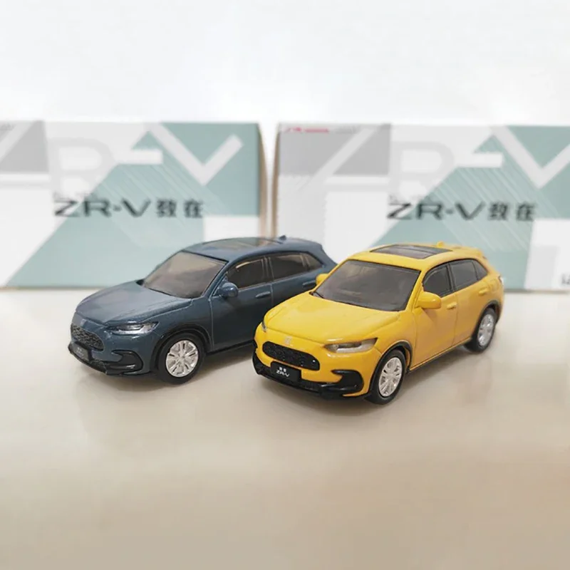 シミュレーション-1:64スケールの車モデル,ZR-V zrv suv,ダイキャスト車,収集可能なお土産