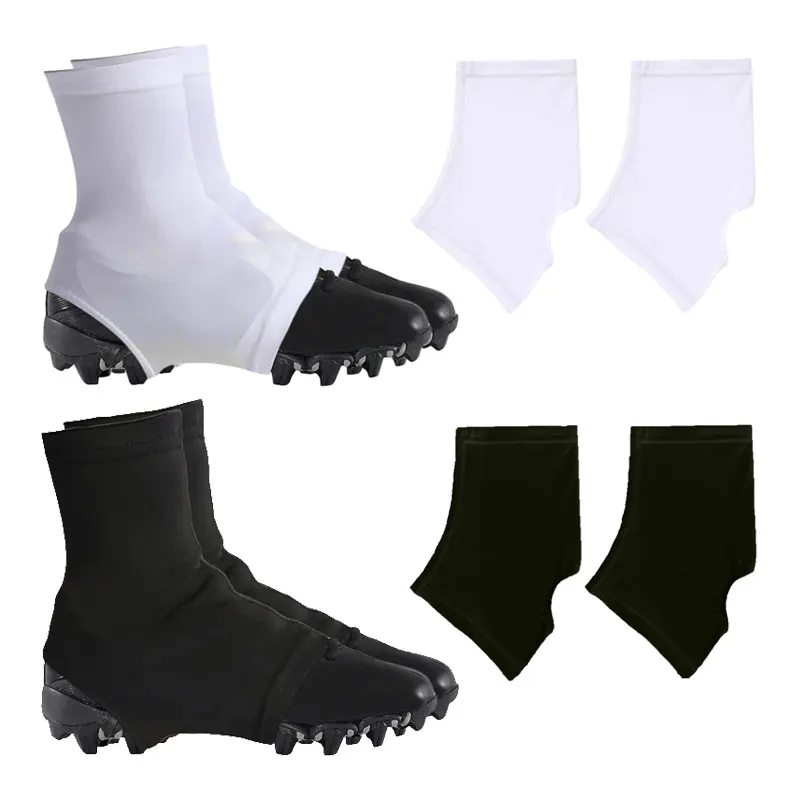 1Pair Unisex Football Cleat Covers Sports Spats Protective Slip-Resistance Shoe Sheeves for Adult Teenager Baseball Softball Use