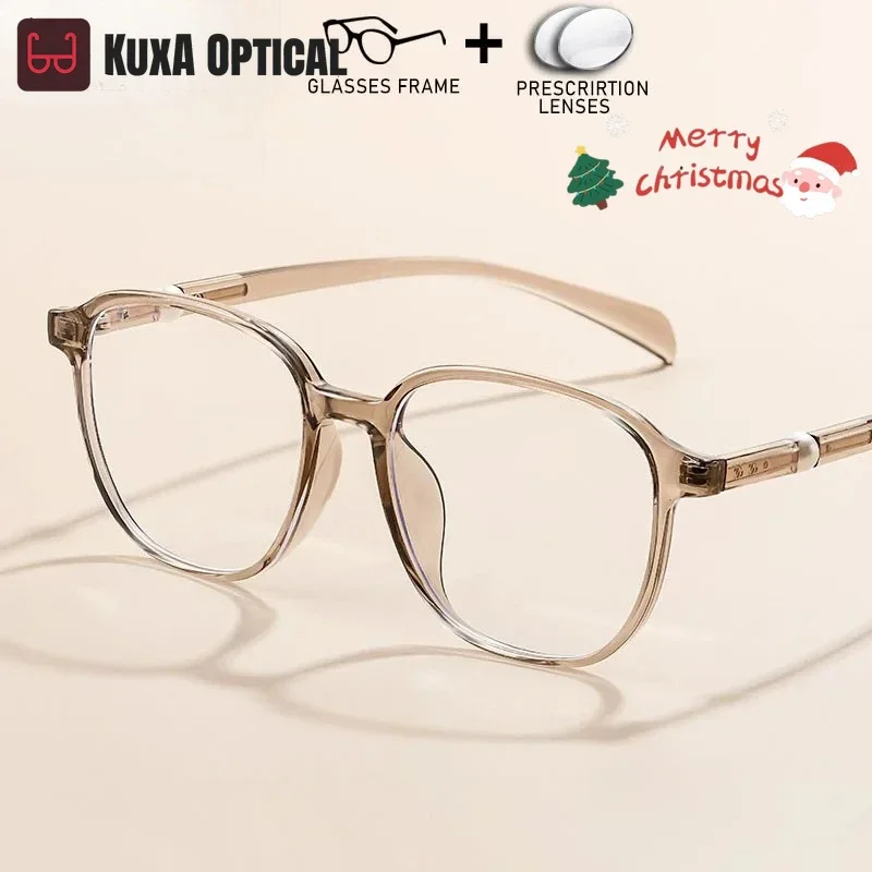 

KUXA жемчужные ювелирные очки с очками по рецепту, прогрессивные линзы для близорукости и дальнозоркости, оптический фильтр для чтения, синий свет, глаз