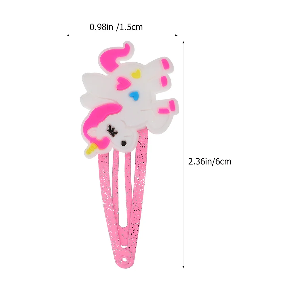 20 Pcs Girl Hair Accessories Girls Hairpin for Lightweight Unicorn Barrette Decorations Toddler Clips Fashion
