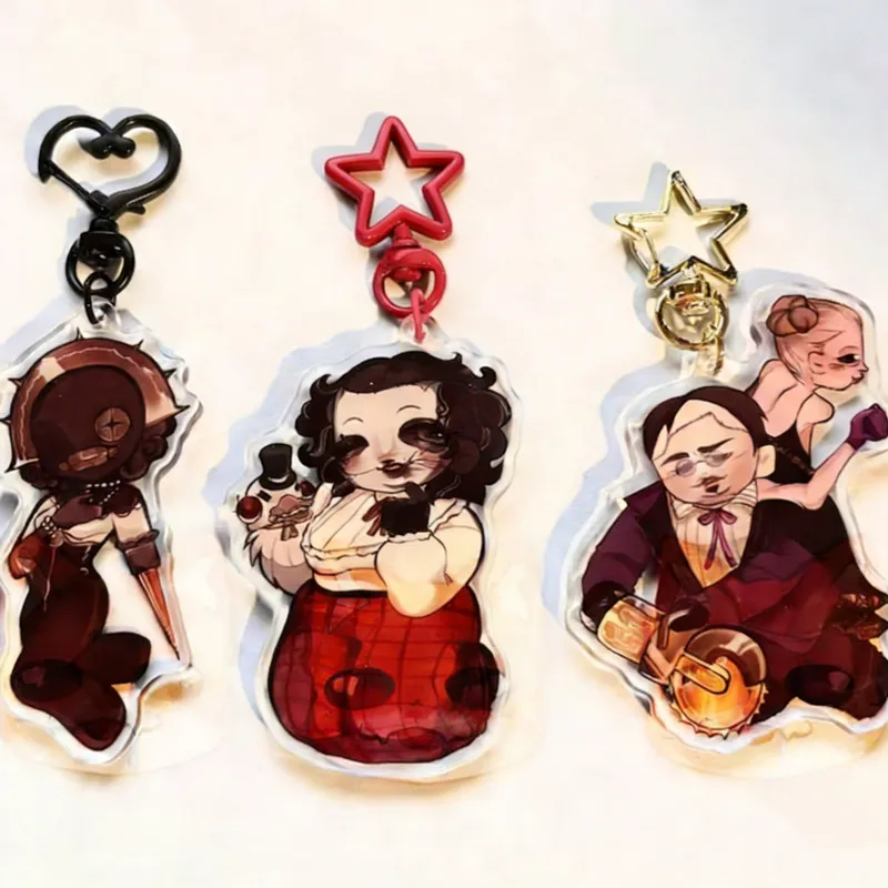 Outlast The Acrylic Keychain Prime Asset Character Acrylic Keyring Horror Game Collectible Gift for Men Boys