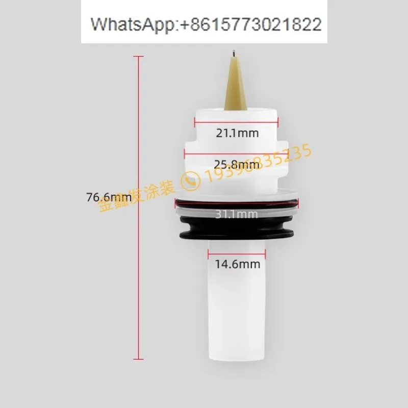 Eluda electrode holder electrostatic powder spray gun  head fan nozzle flat  equipment conductive holder