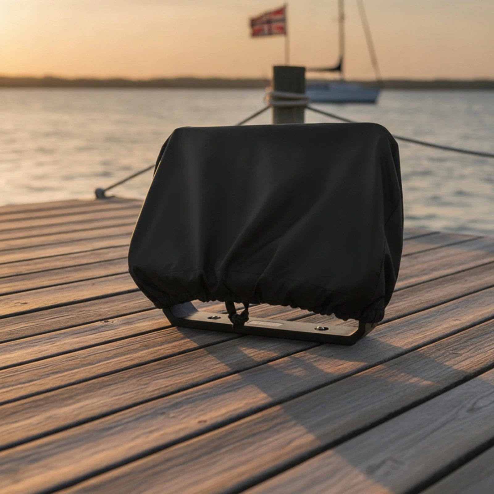 Angling Locator Screen Cover Resistant Angling Locator Cover with Drawstring Sunshielding Dustproof for Anglers, Boats
