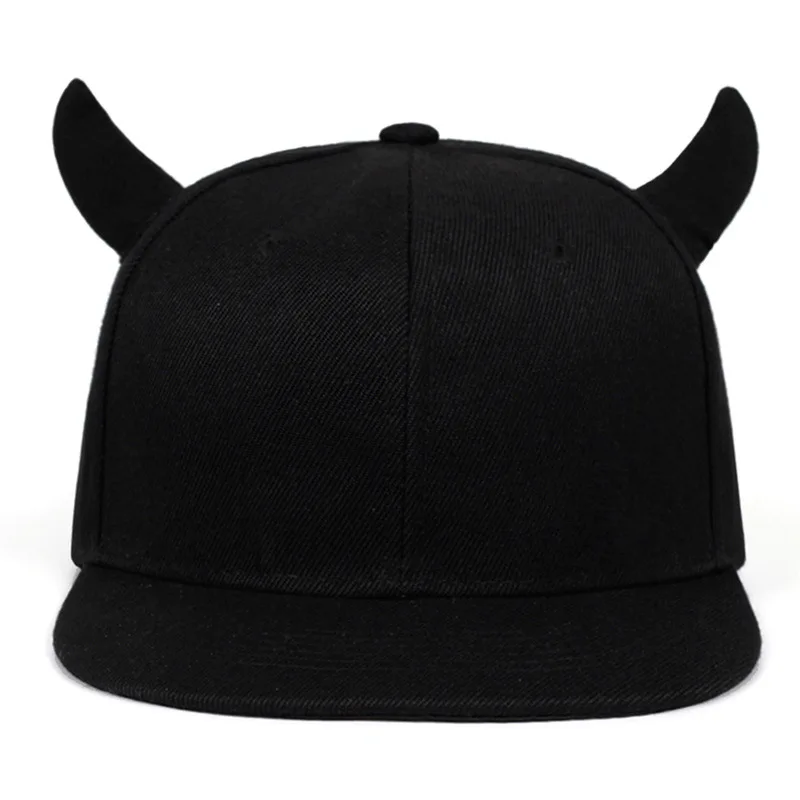 New Cow Horn Hip Hop Hat Mountaineering Baseball Cap Outdoor Leisure Outdoor Men\'s and Women\'s Cap Hats Party Gift Hat