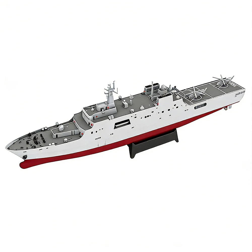 Bateau d'atterrissage amphibie de 47cm RC, bateau télécommandé avec double moteurs, modèle Schiffe RC, jouet, modèle de navire de guerre, 1/450