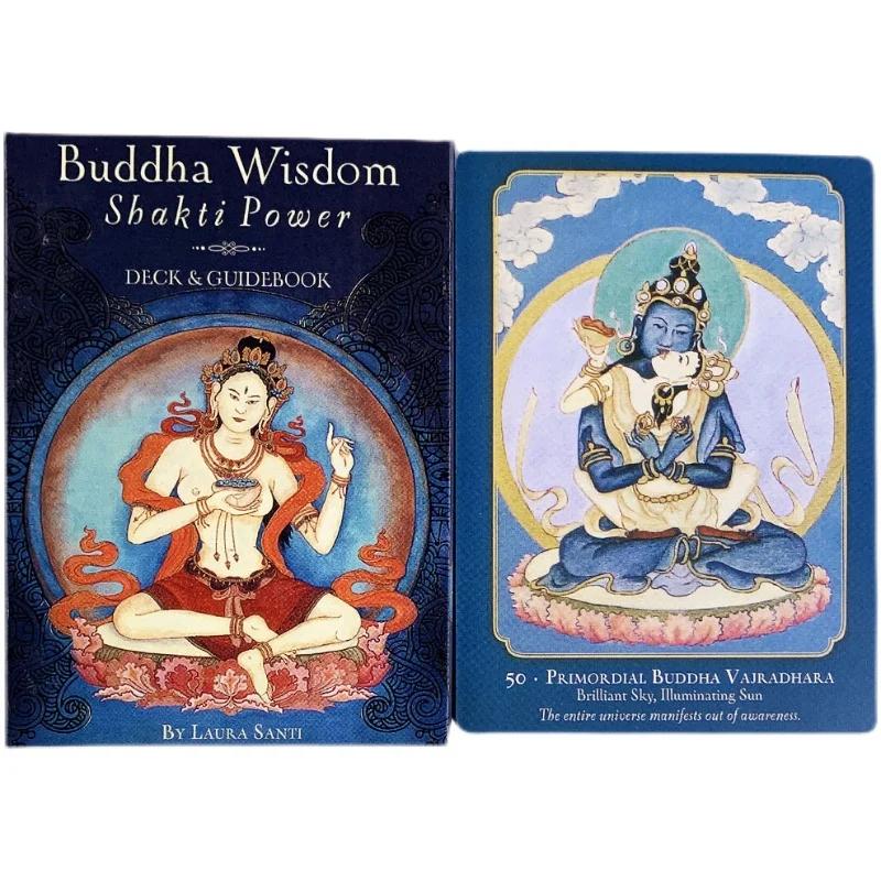 Buddha Wisdom Shakti Power Oracle Card Leisure Party Board Game Fortune Telling Prophecy Entertainment Tarot Deck With PDF Guide