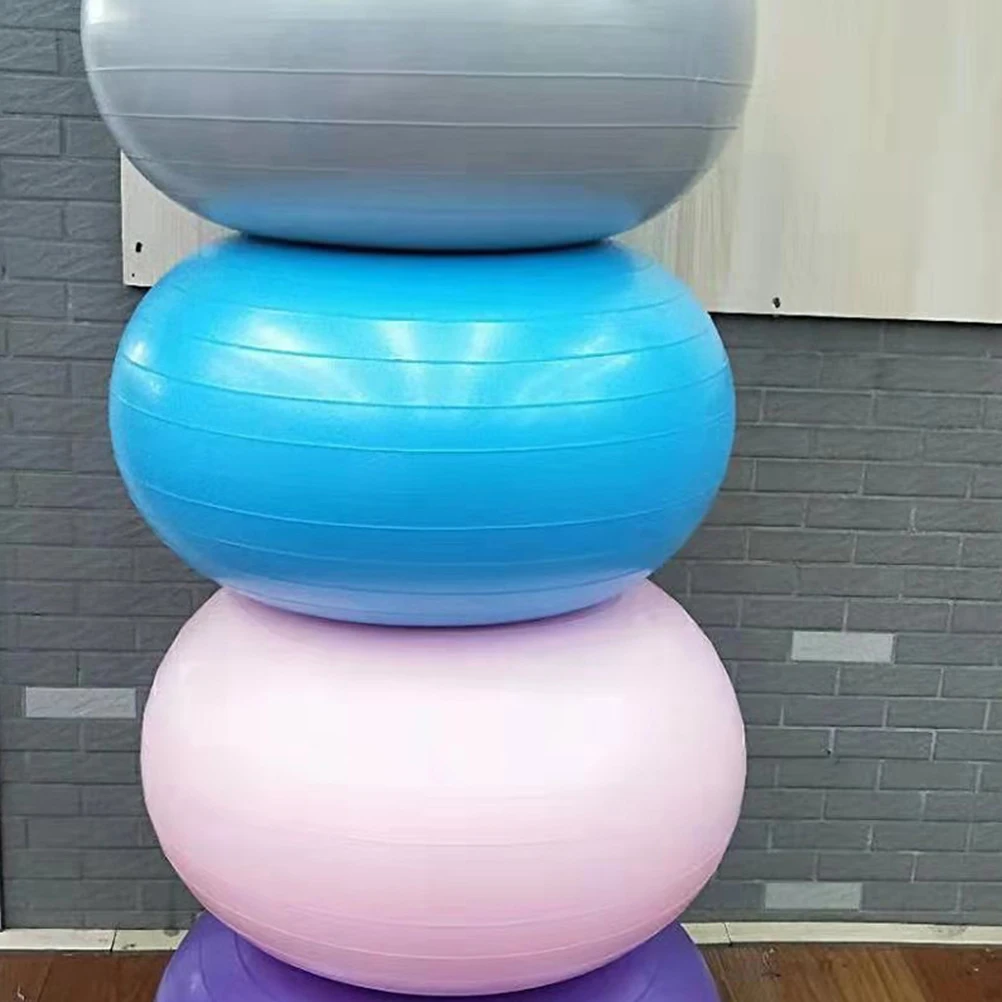 

Yoga Ball 65Cm Pvc Anti-Burst Exercise Ball For Pilates Fitness Balance Training Includes Air Pump Non-Slip Surface