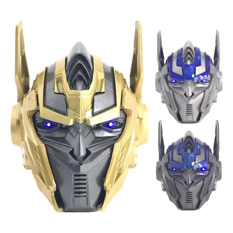 Optimus Prime Helmet Wireless Speaker Transformer Mini Subwoofer Speaker Bumble Bee Portable Blue tooth Speaker Gift For Kid