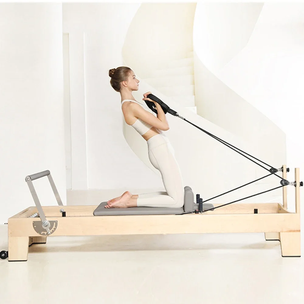 2022 Newest Pilates Reformer Equipment With Half Aluminium Foldable Reformer high quality fitness machine