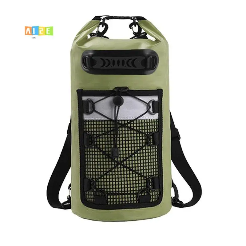 A12E-20L Waterproof Dry Bag Backpack For Kayaking, Hiking, Camping, Boating, Beach And Swimming