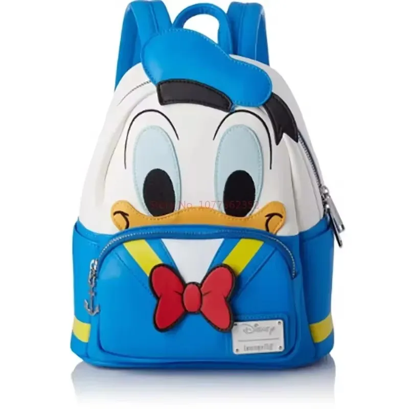 Loungefly Disney Donald Duck Cosplay Mini Backpack Cute Cartoon Backpack Children\'s Satchel Cartoon Character Backpack Kids Gift