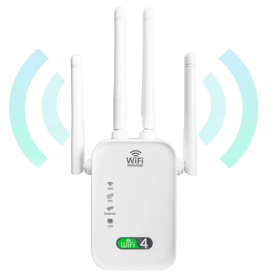 Creacube 300M WiFi Repeater WiFi Ethernet Extender Wireless WiFi Booster Wi Fi Amplifier Wi Fi Signal Repeater Wi-Fi Router