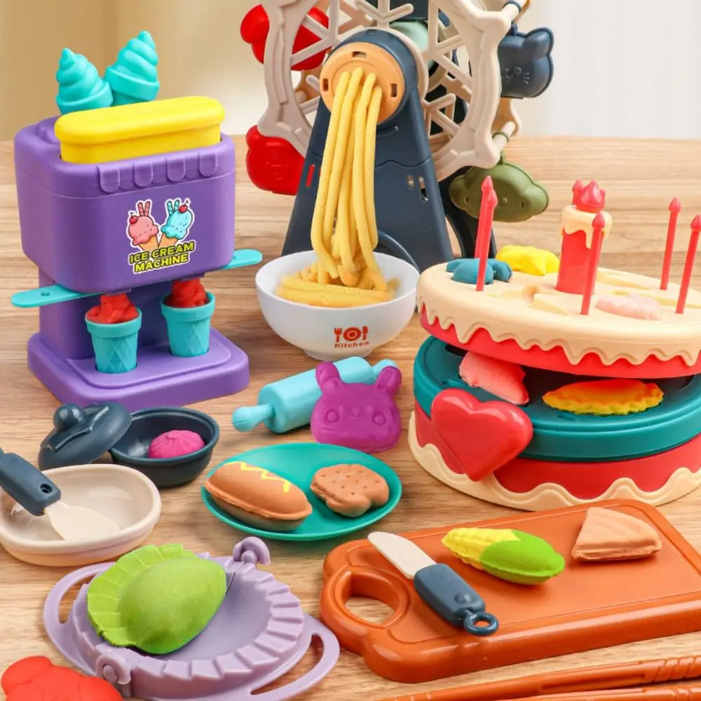 Set da gioco Tea Time Set da gioco da cucina simulato con custodia Fai finta di cucinare Bambini Fai finta di cucinare Giocattolo Tavolo interattivo Snack