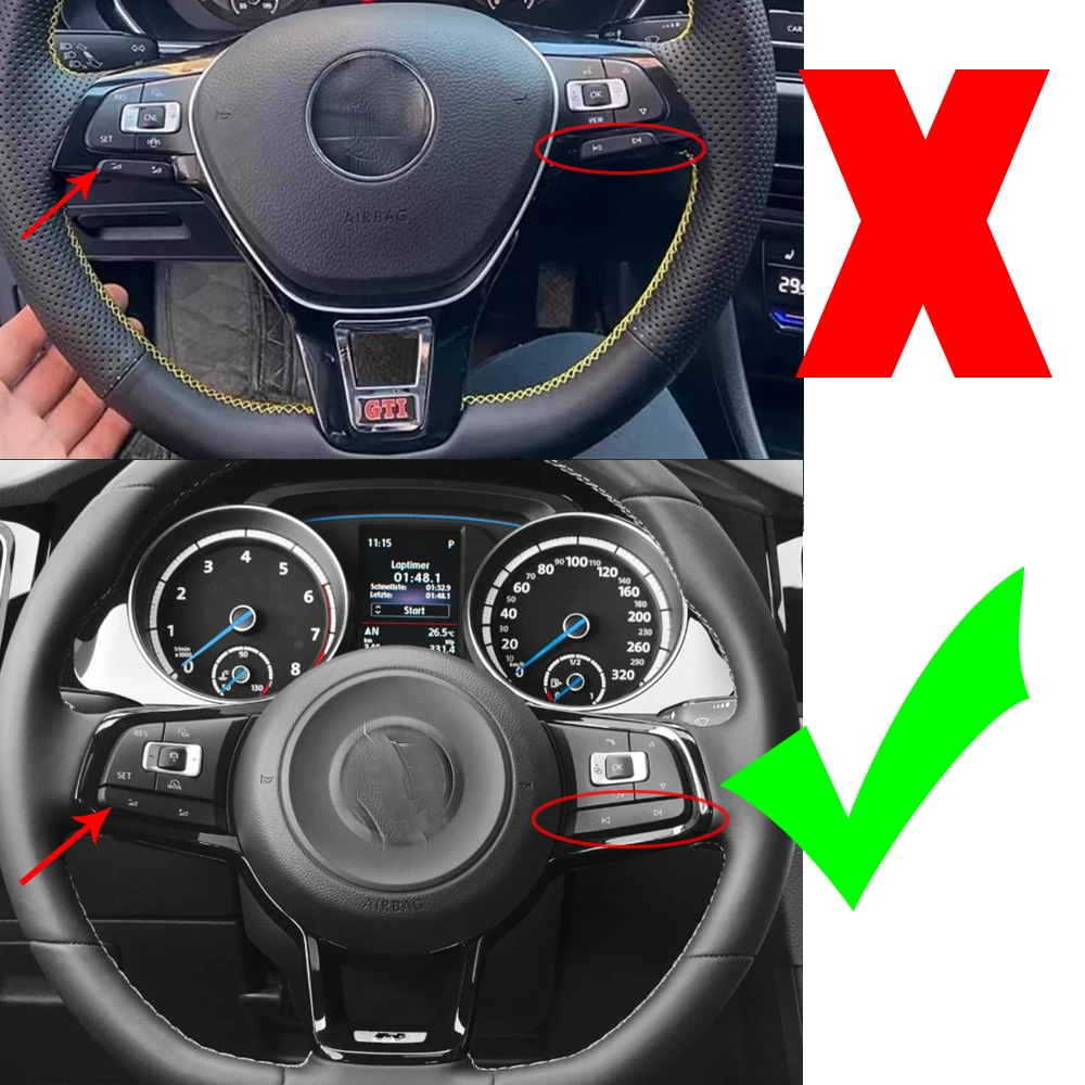 Multifunction Steering Wheel Switch with ACC 5G0959442AE For VW Passat B8 Golf 7 Arteon Tiguan MK2 Cruise Control Switch Button