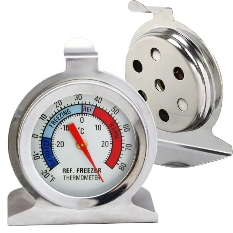 

1pcs Stainless Steel Oven Cookware Thermometer Thermometer Mini Barbecue Thermometer for Home Cooking Freezer -30 To 30°C