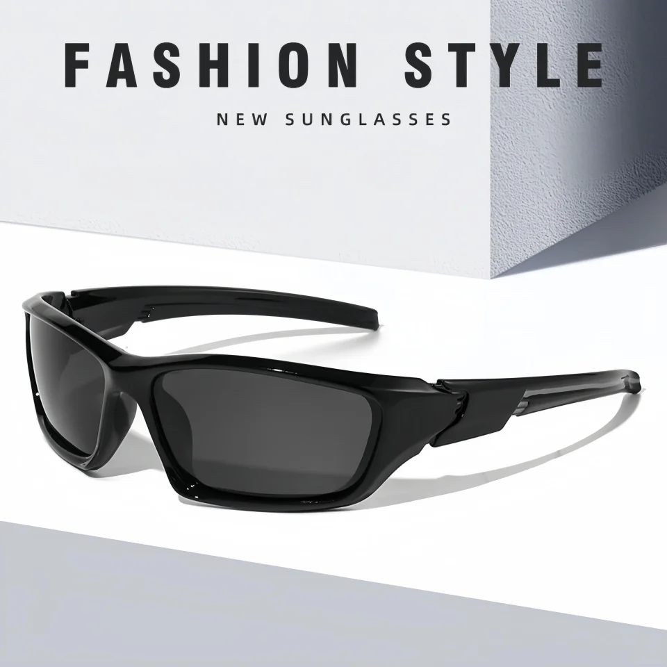 

Футуристические уличные солнцезащитные очки Avant Garde с прочной квадратной оправой TR90, нейтральные, для активного отдыха, велоспорта, пеших прогулок, ветрозащитные, пылезащитные, с защитой от солнца