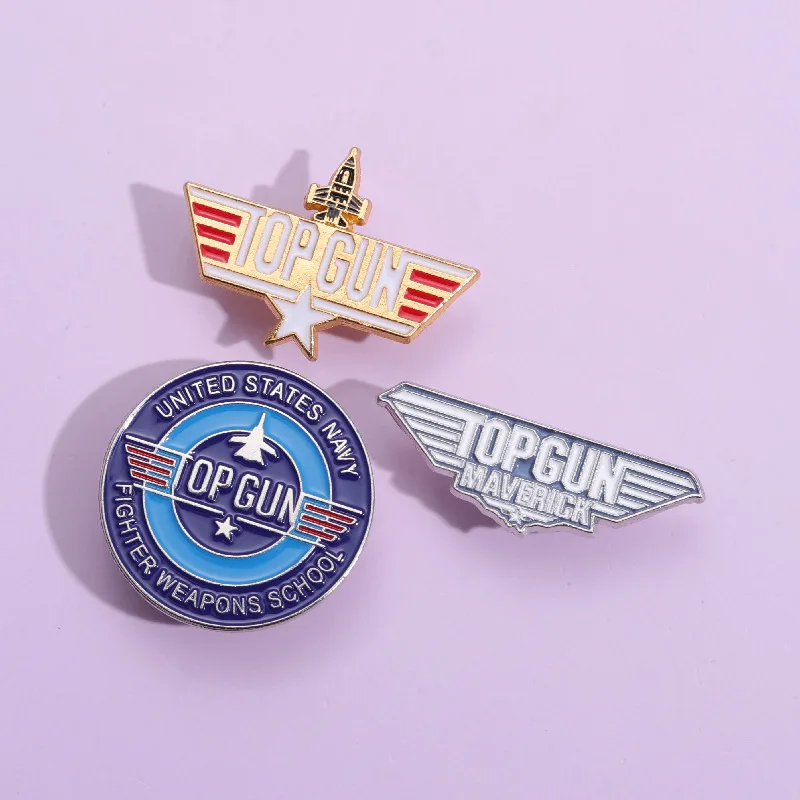 Film Television Peripheral Series Pilot Commemorative Medal Enamel space shuttle travelling Clothes Decoration Badges Jewelry