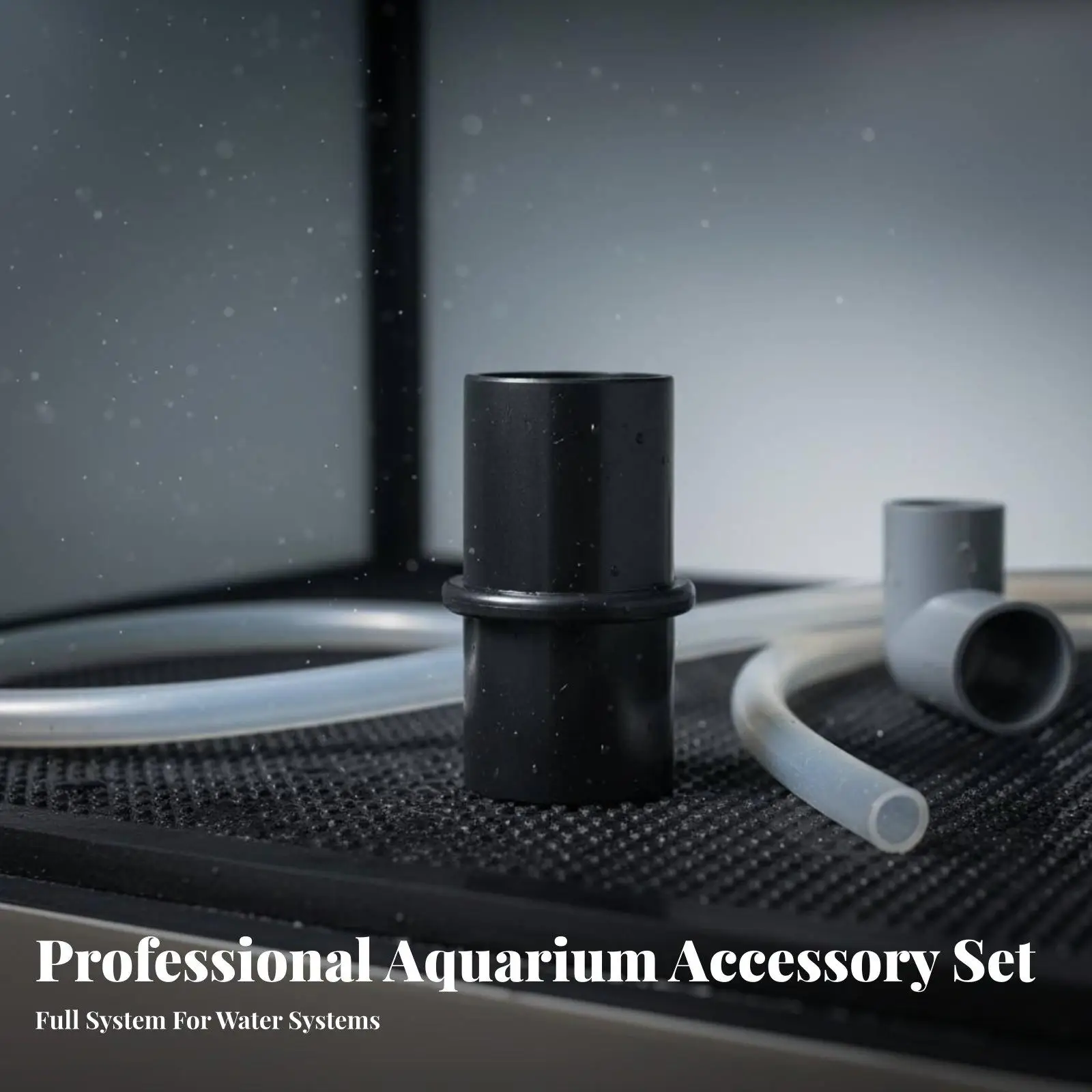 Submersible Aquarium Pump Inlet Cover Strainer Guard Plastic Fish Tank Water Intake Protector with Elbow Adapter