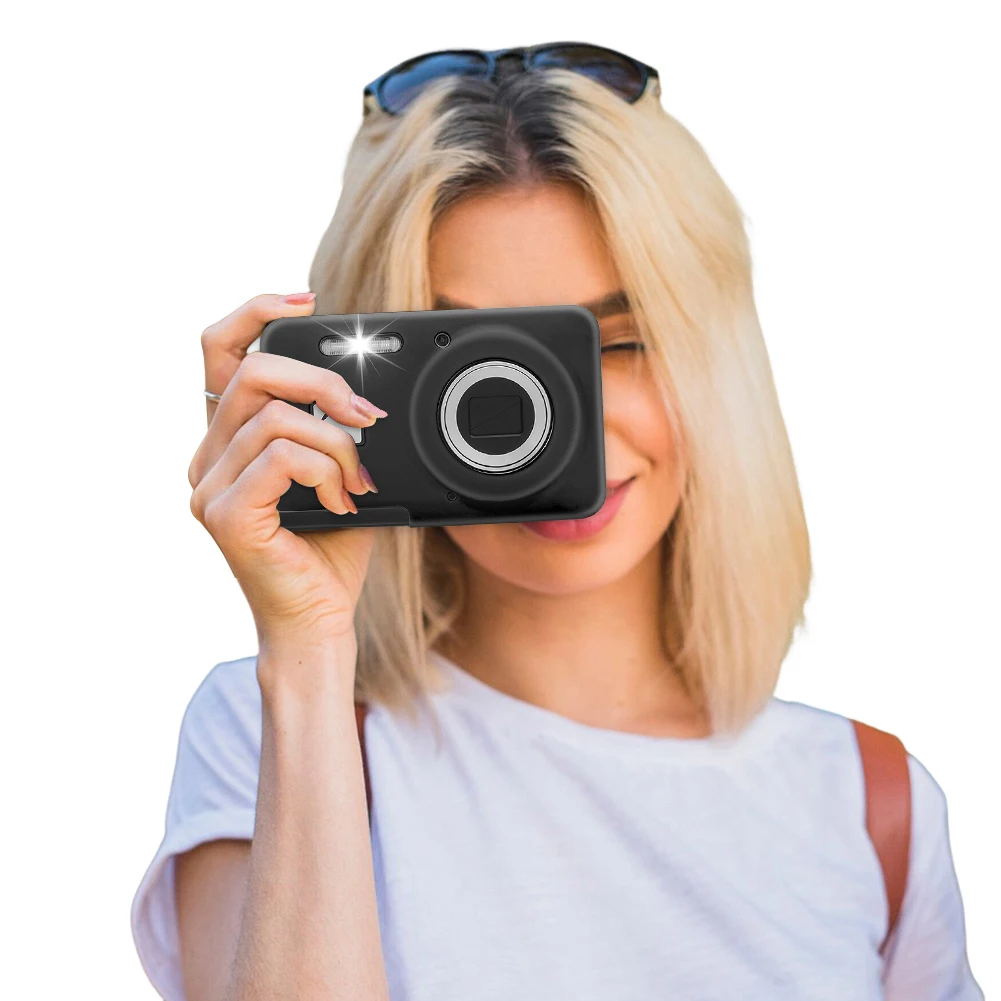 غطاء كاميرا رقمية لـ KODAK PIXPRO FZ55 حافظة واقية من السيليكون الناعم (أسود)