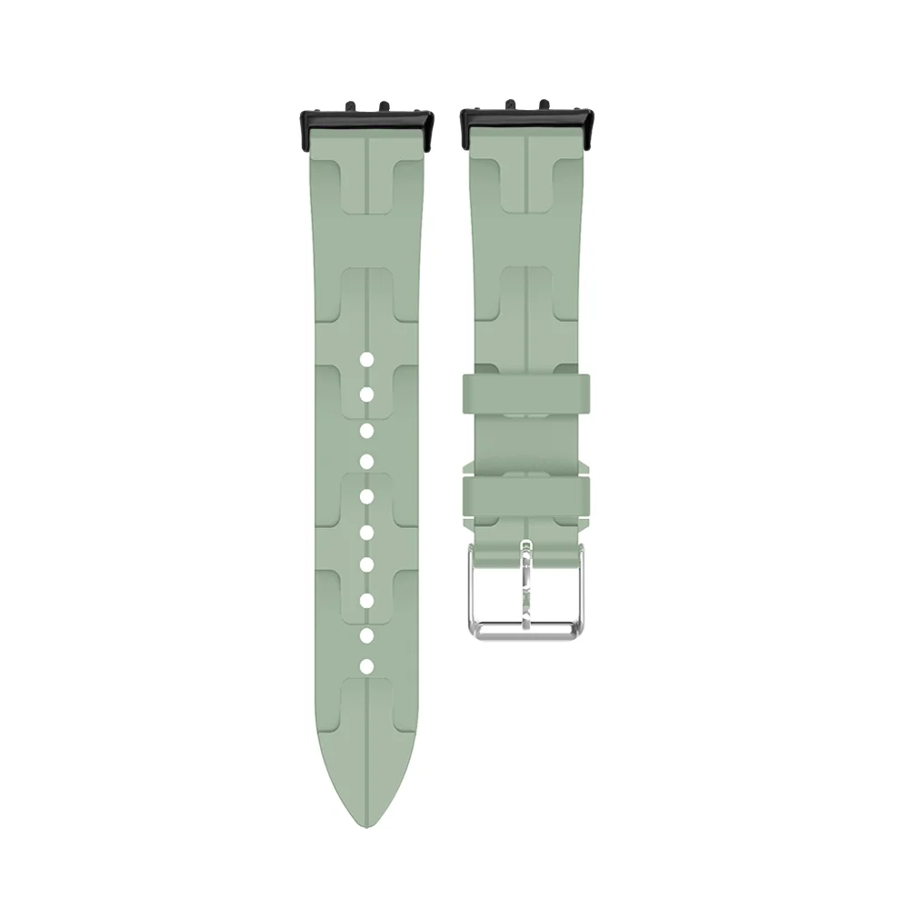 

18mm Soft Silicone Watch Strap For Samsung Galaxy Fit3 Woven Quick Release Durable Replacement Sport Smartwatch Band Men Women