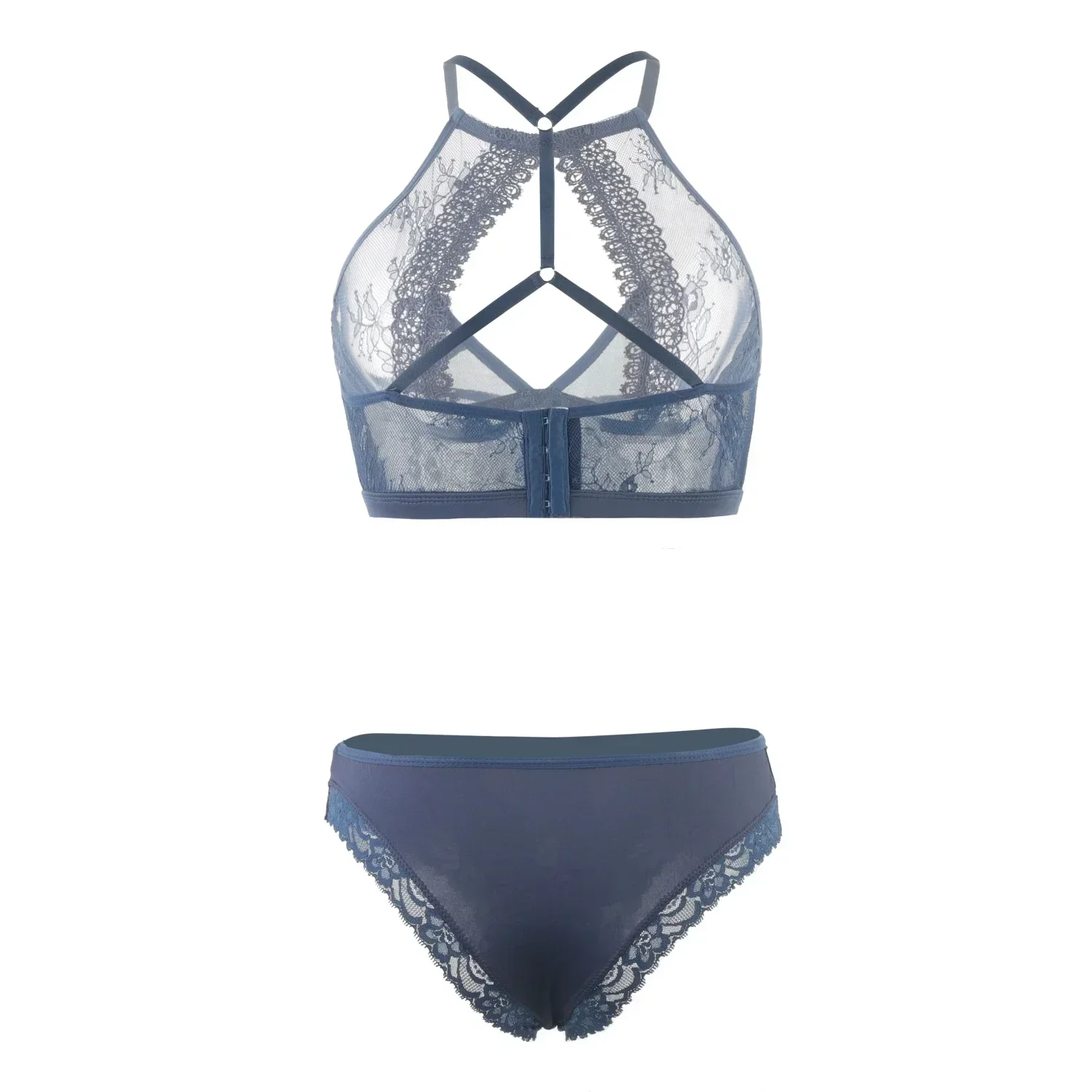 مجموعات الملابس الداخلية الدانتيل بيبي دول 2 قطعة مجموعات حمالة صدر ولباس داخلي مثير #3