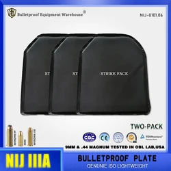 2 PCS Level 3a NIJ IIIA 0.15 PE 0101.06 High Molecular Weight Polyethylene Invisible Self-Defense Soft Insert Bulletproof Plate