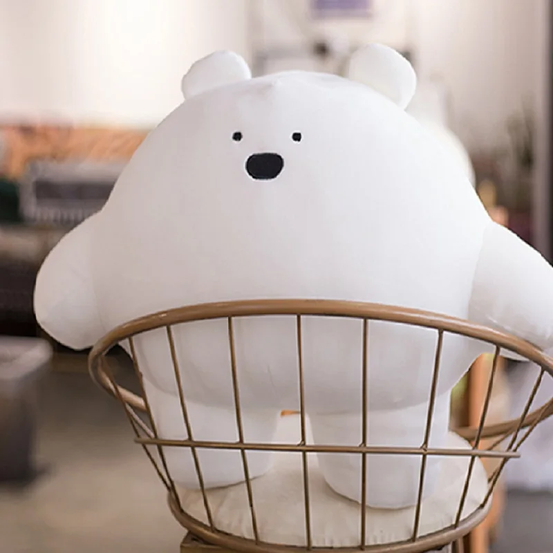 여아용 귀여운 곰 인형 동물 봉제 베개, 재미있는 장난감 동물, 귀여운 포옹 베개, 귀여움, 40 cm/15.7 인치