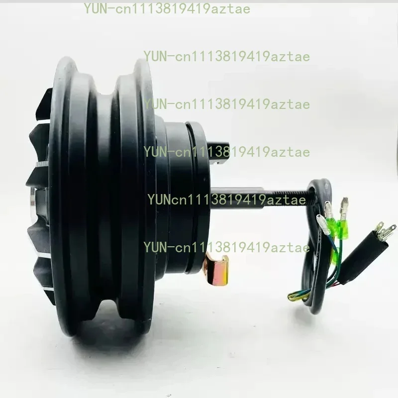10 inch tyre single axle drum brake brushless non-gear electric scooter hub motor with hall sensors phub-10gg