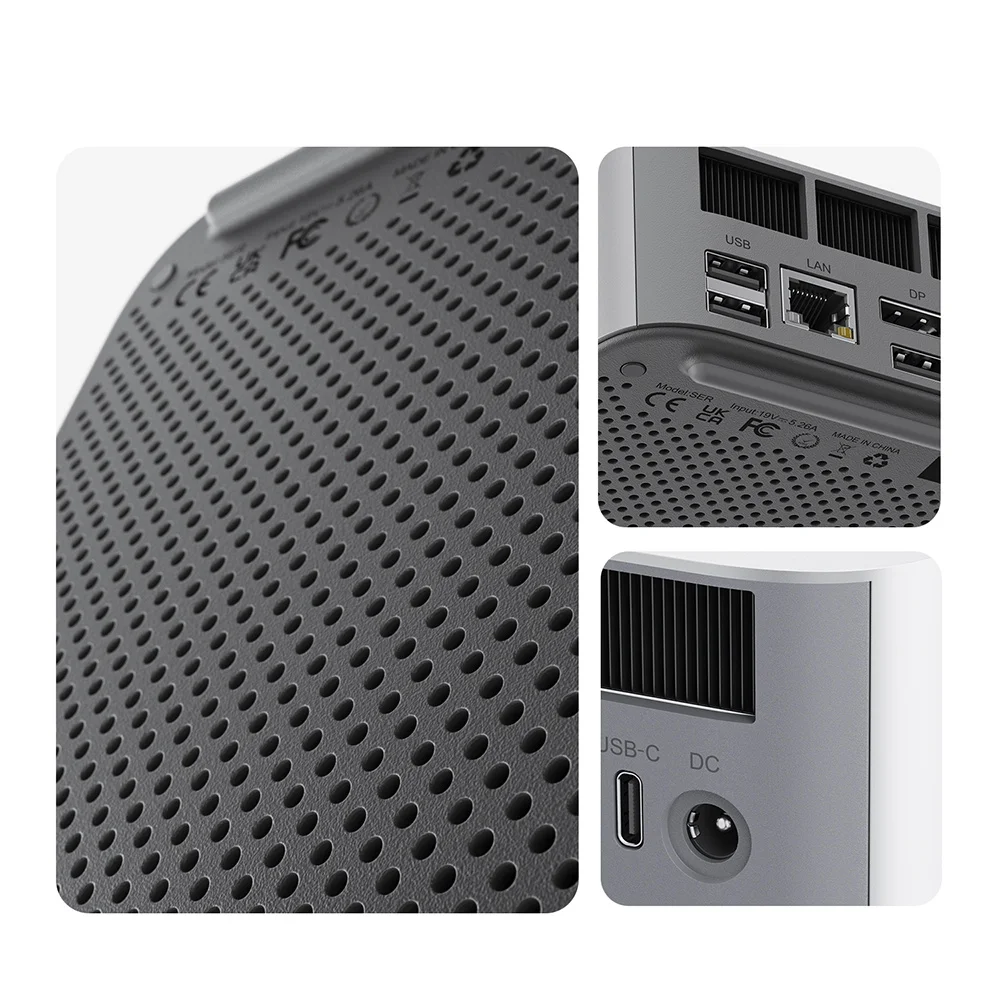 NEW Beelink SER8 Ryzen7 8745HS 8845HS Mini Gaming PC 32G RAM 1T NVME SSD Windows 11 Desktop Computer SER9 Pro HX370 SER10 MAX