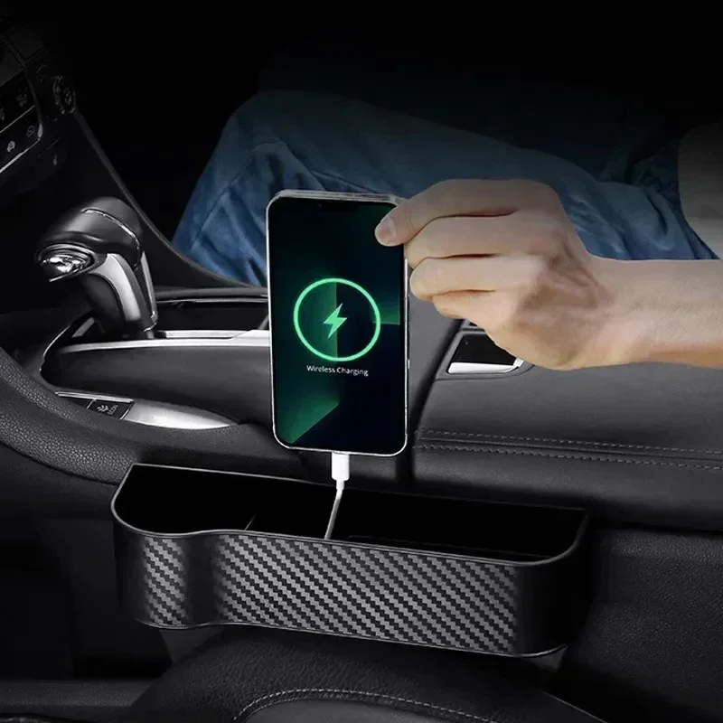 Car Seat Gap Storage Box, Multi-functional Car Seat Storage Box, Can Store Mobile Phones, Keys, and Car Utility Accessories