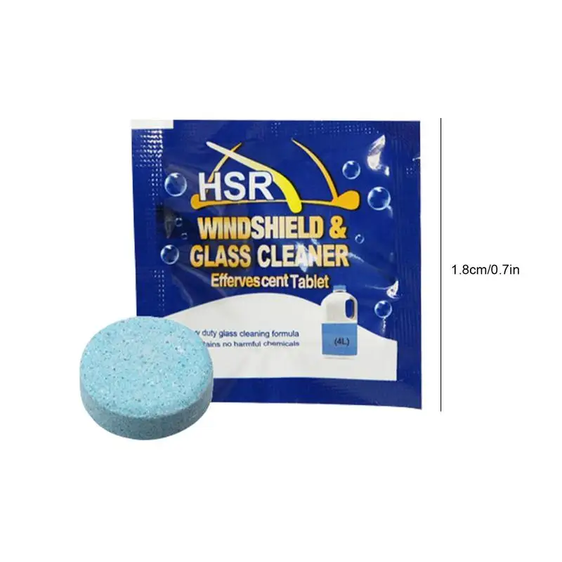 Car Windshield Cleaning Tablets Windscreen Washer Fluid Window Wiper Solid Tablets Vehicle Windshield Cleaning Supplies For