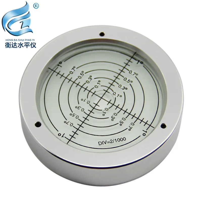 Adjustable Universal Level 6917 High Precision Level Metal Round Horizontal Bubble Horizontal Bead Horizontal Bubble
