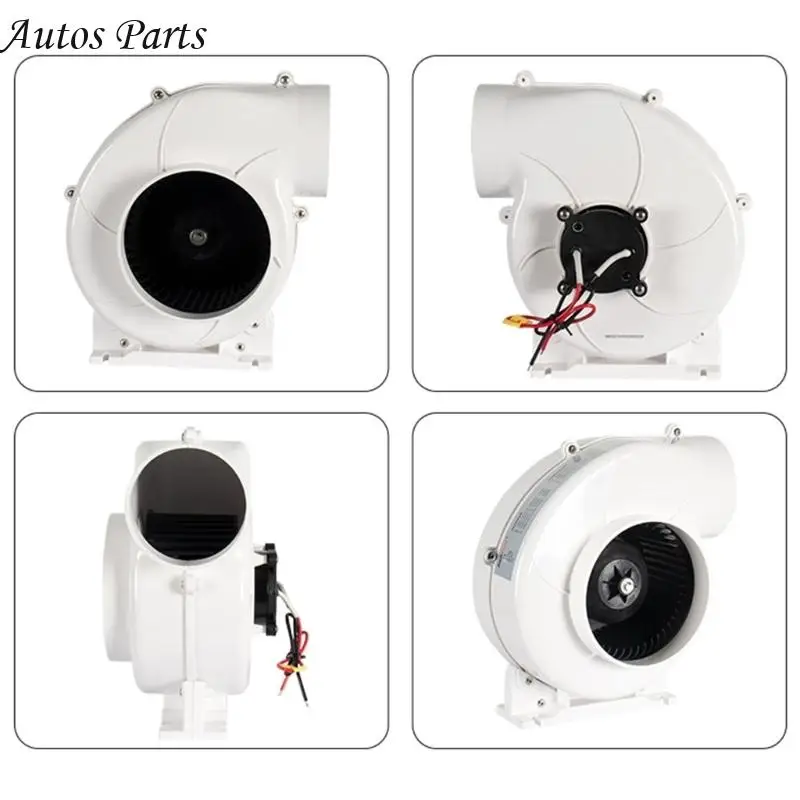 57BA Space Efficient 12V Marine Ventilation Fan With Strong Curved Design For Small Boats And Yachts
