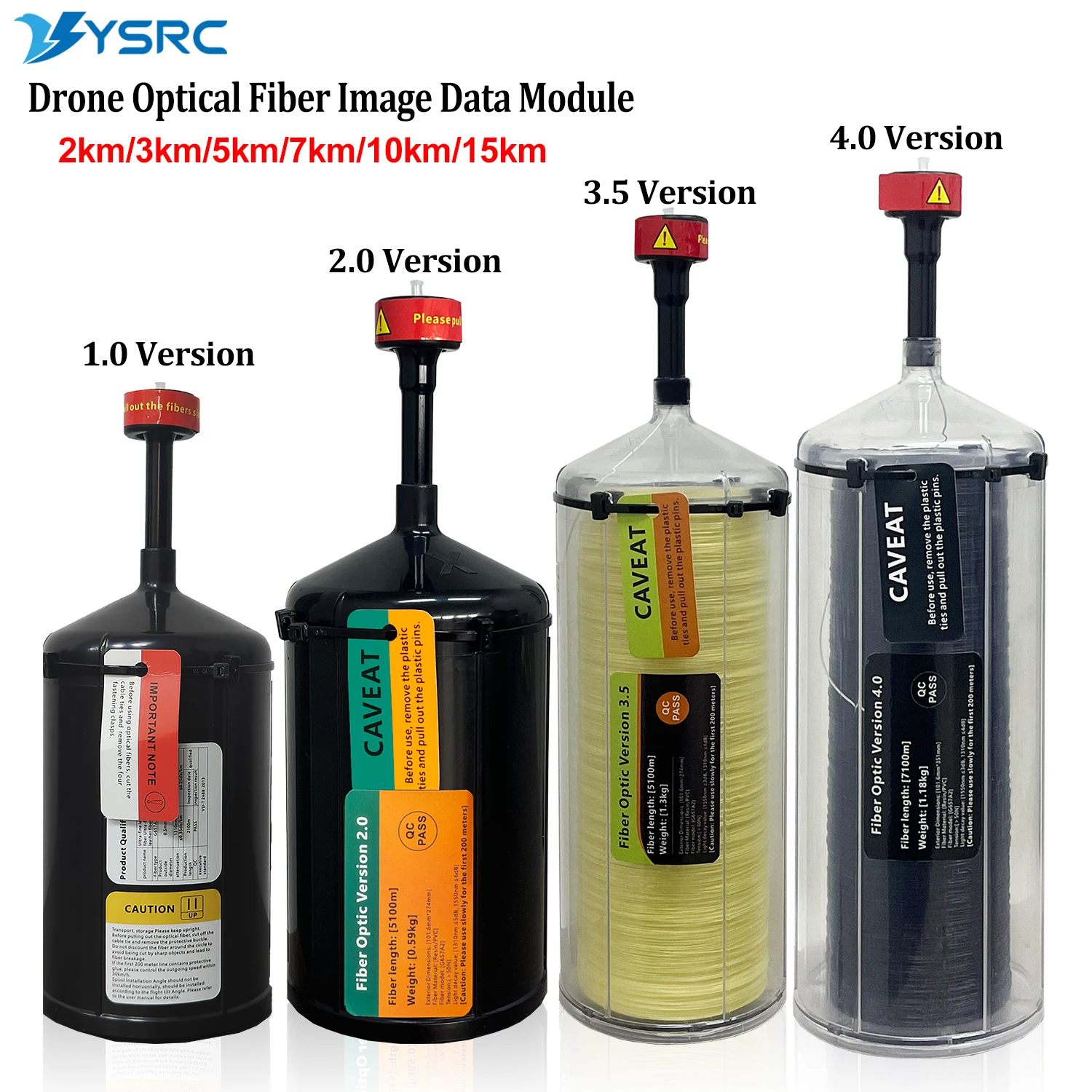 Optical Fiber Image Data Module Relay Extender Module 1km/2km/3km/5km/10km for FPV Support Up To 30km Wired Signal Transmission