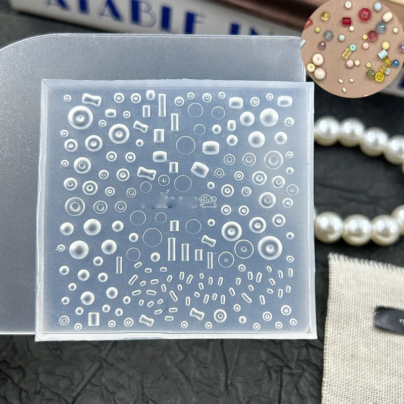 Candy Bean Lion Dance Lucky Cat Nail Art Mold Carved Silicone Mold DIY Template Stencils Reusable Tools DIY Handmade Art Tool