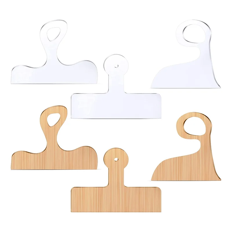 

3 Pcs Router Templates for Woodworking Acrylic Templates Angled Curvy Tracing Stencils Guide Tools for Kitchen