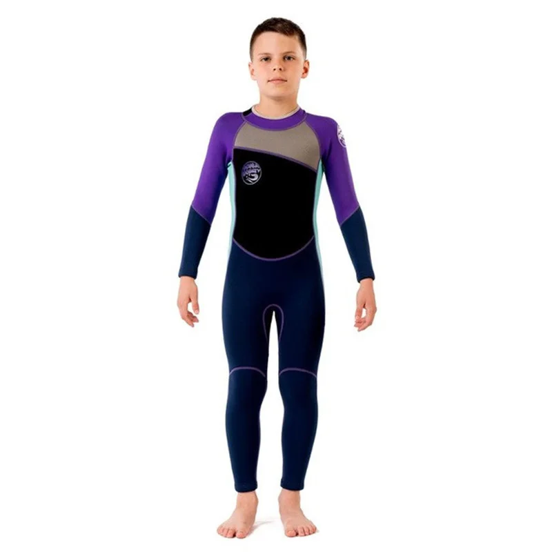 

Neoprene Elastic 2.5mm Swimming Surfing Spearfishing Suit Outdoor Childen Wetsuit Boys Swimsuit Equipent Diving Equipment HISEA