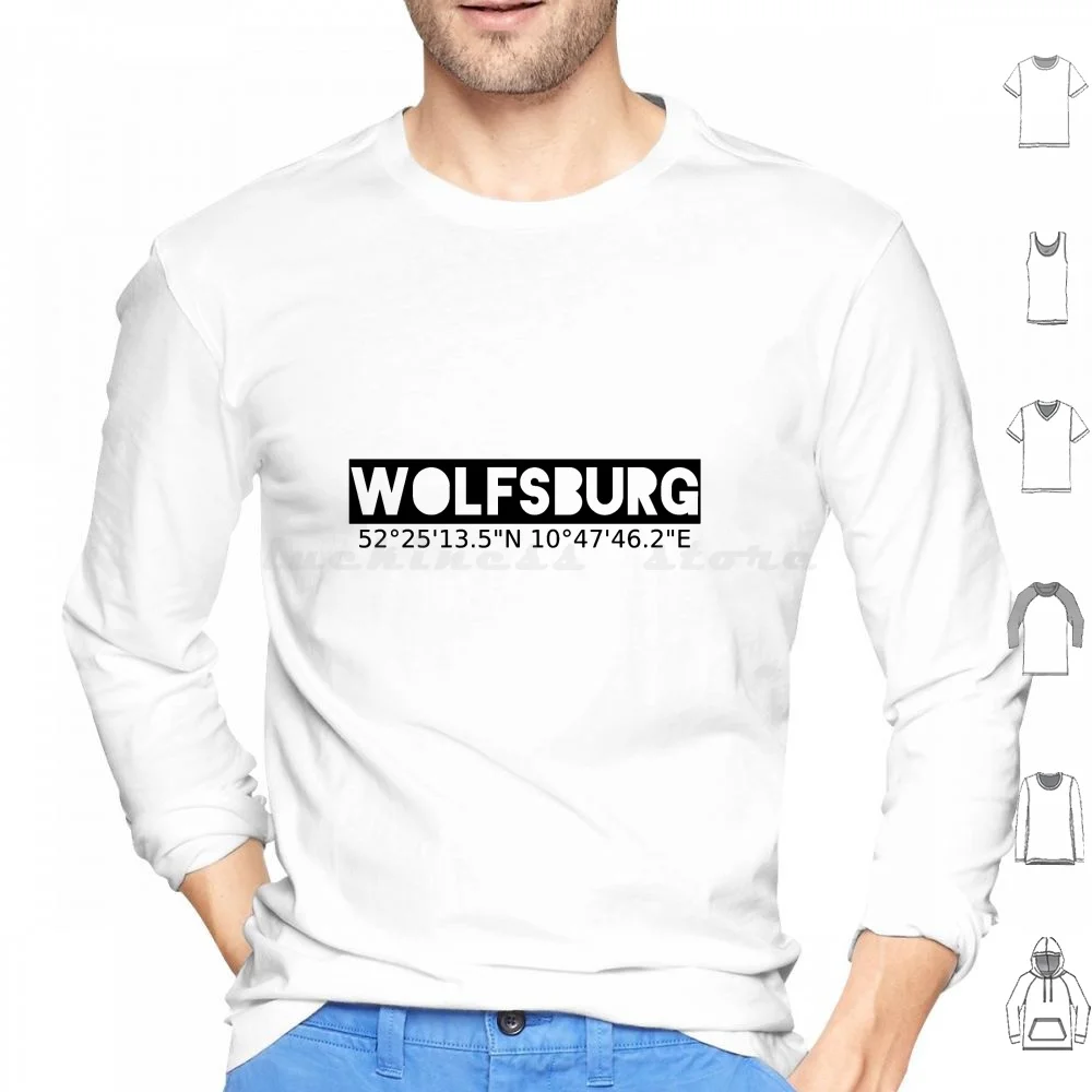 

Favorite City Wolfsburg Germany Skyline Cityscape Coordinates Hoodies Long Sleeve Wolfsburg Wolfsburg Skyline