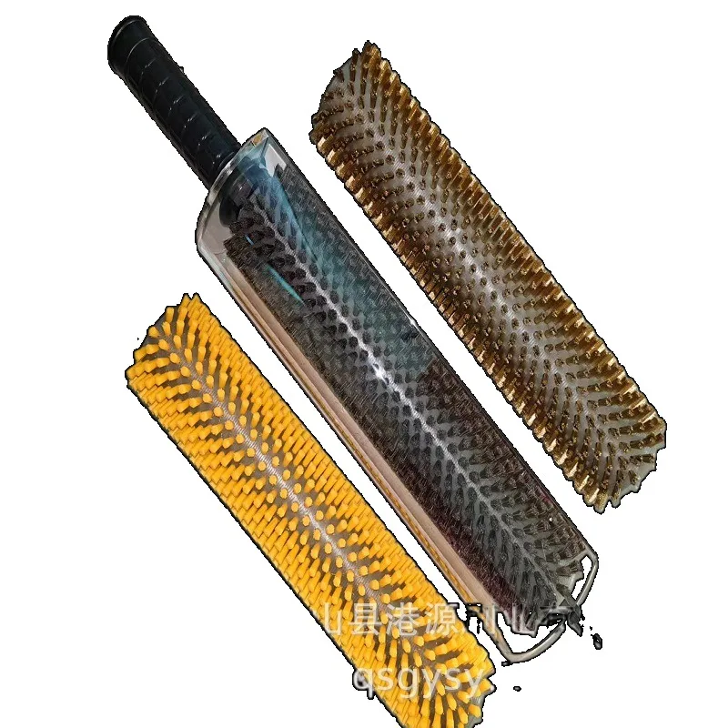 Snowboard Ski Wax Brush Kit Nylon Horsehair Brass Roller Brush for Waxing Polishing Cleaning Snowboard Maintenance Tools