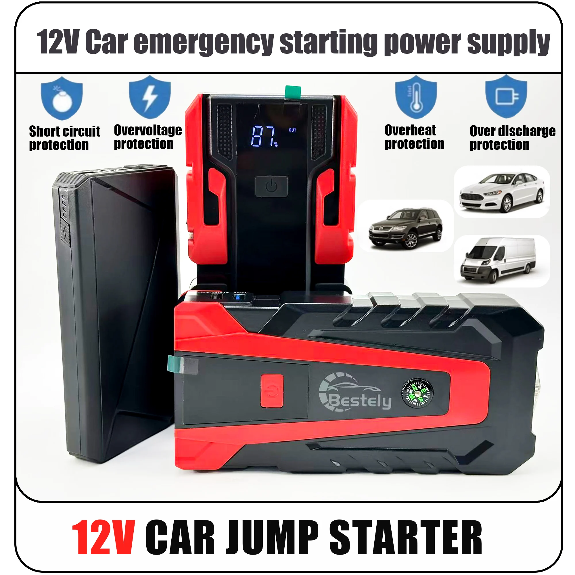 

NEW 99800mAh 12V Emergency starting power supply for cars Power bank Emergency special battery for strong starting