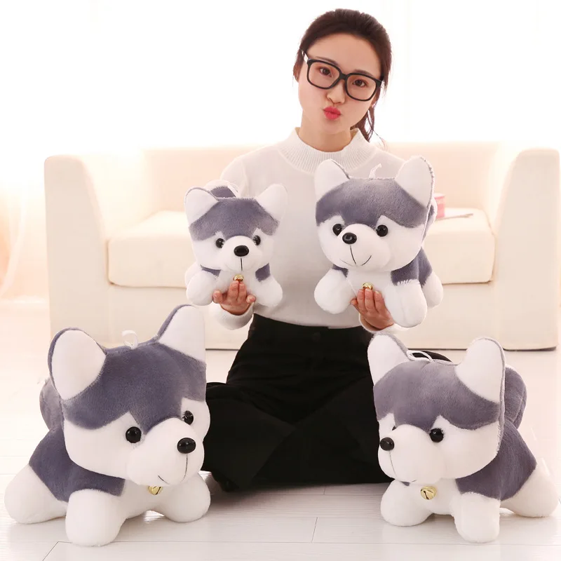 1pc 25cm/9.84in Husky doll plush toy cute imitation dog doll ragdoll pillow for children gifts