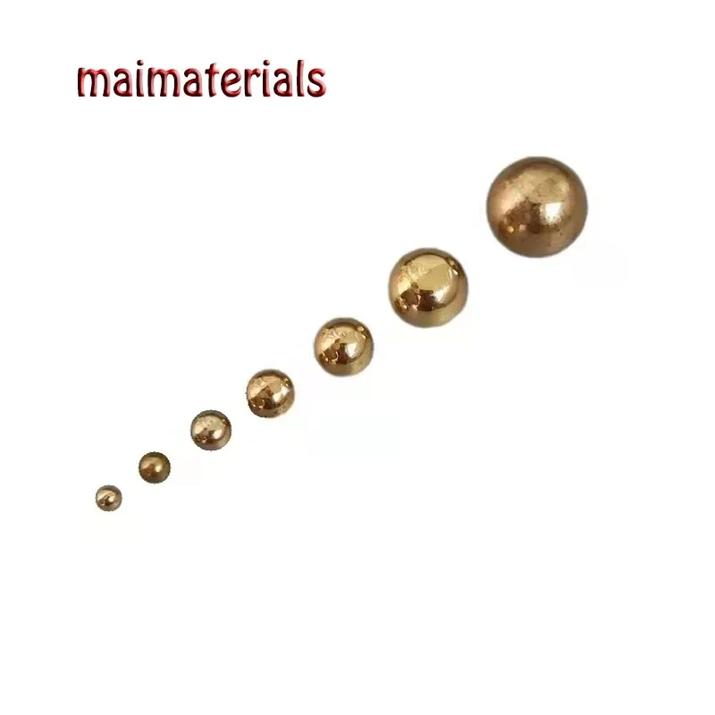 5-300pcs High Purity Copper 99.9% Beads Solid Pure Copper Brass Precision Copper Ball Without Hole Diameter=1mm-19.05mm