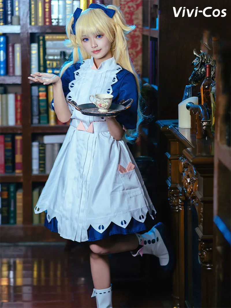 

Vivi-Cos Anime SHADOW HOUSE Sweet Lovely Emilico Maid Dress Cosplay Women's Costume Halloween Party Role Play Outfit New S-XL