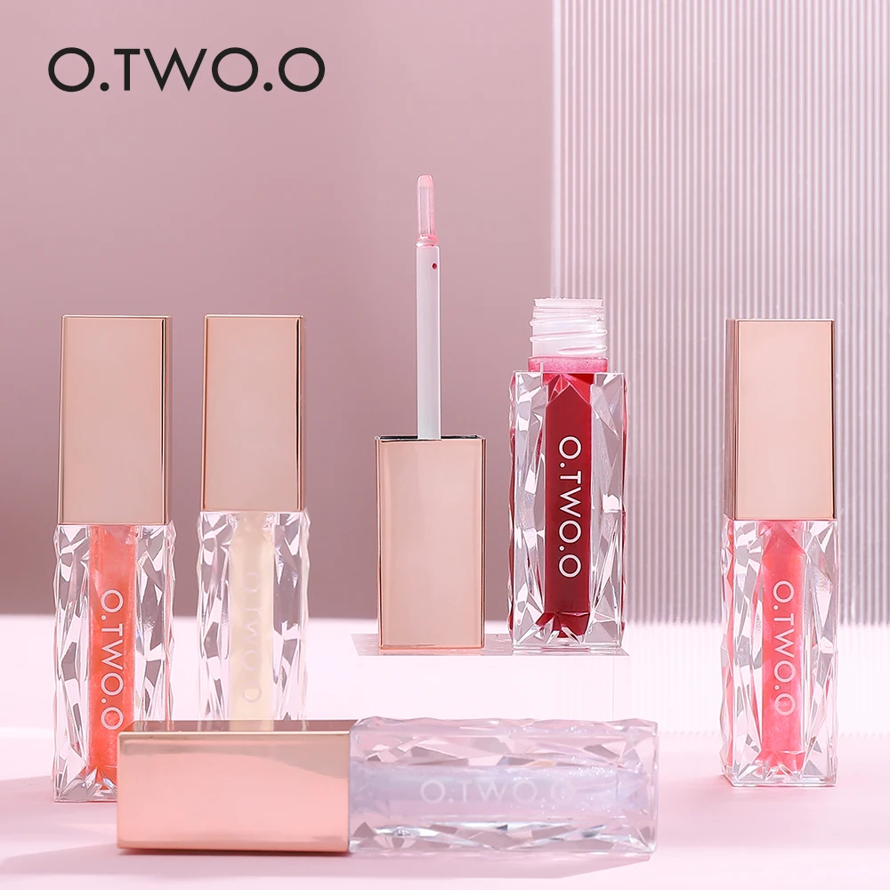 Großhandel o. tw o.o transparenter Lip gloss feuchtigkeit spendend klares Kristall lippen öl lang anhaltende Gelee Lippen glänzen Make-up Honig Lip gloss