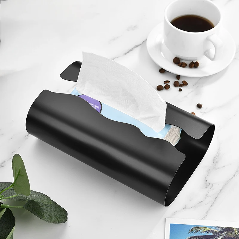 

Держатель для салфеток из нержавеющей стали – современный диспенсер для салфеток, 3 цвета, волнообразный дизайн