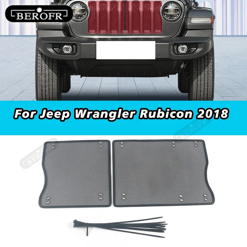 

Для Jeep Wrangler Rubicon 2018 гоночная сетка для автомобиля насекомых сетка для резервуара для воды защитная сетка для панели декоративные аксессуары