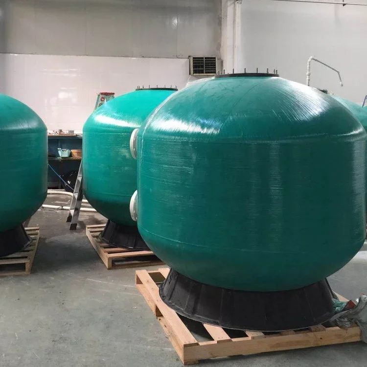 Picinas Outdoor-Schwimmbad, Glasfaser-Sandfilter mit großem Flansch