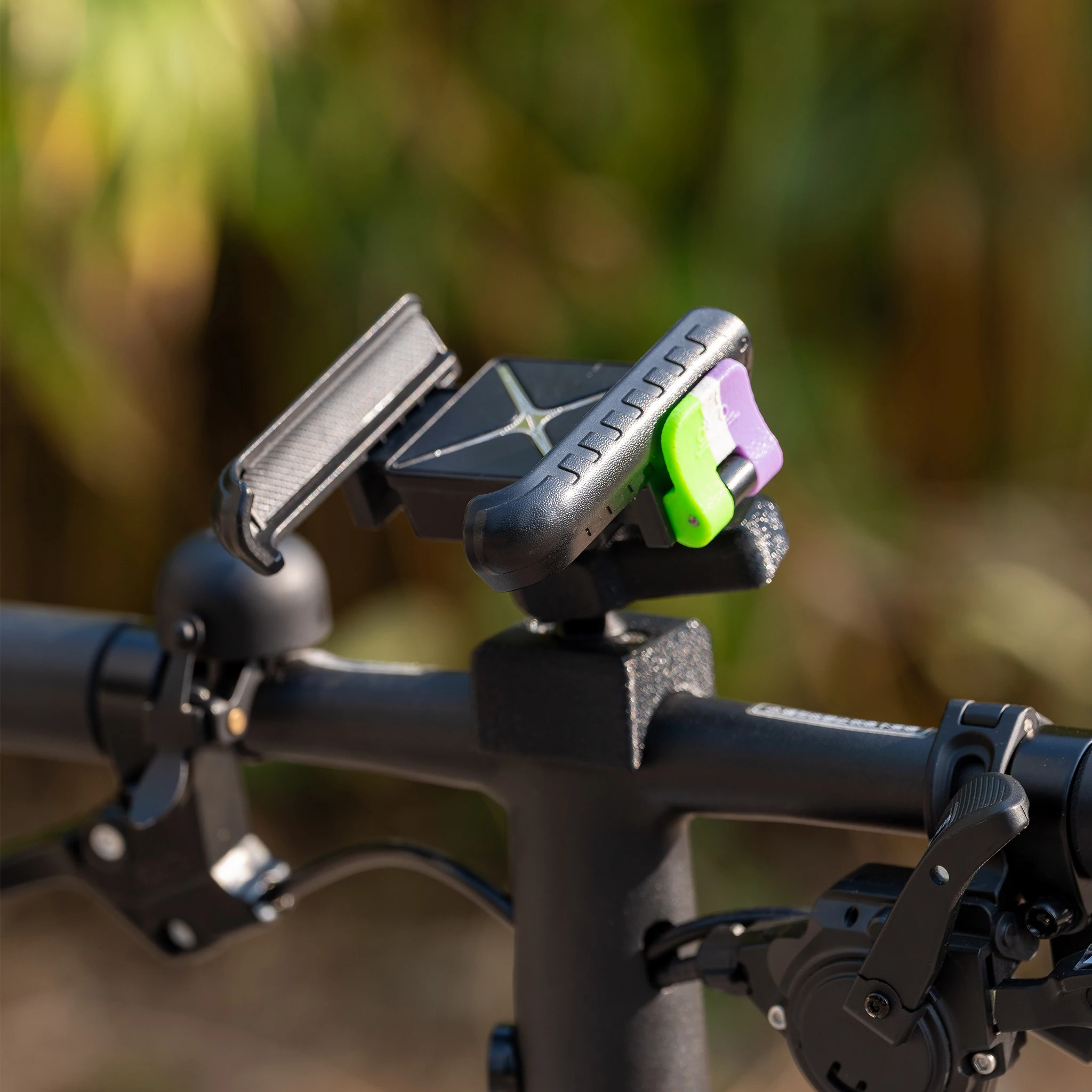 DJCRAWLER Phone Mount for Lemmo Zero Only, 360° Rotatable Anti-Slip No Shake Quick Release Bicycle Holder