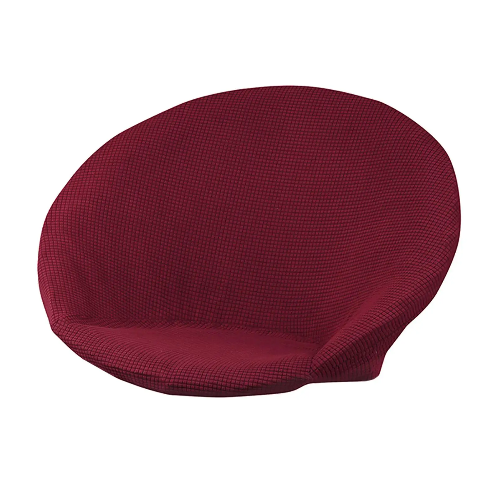 Dustproof Seat Cover Slipcover Round Moon Chair Protector Comfortable Stretch Jacquard Cover for Living Room Seat
